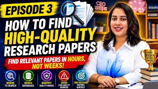How to Find High-Quality Research Papers | Literature Review Mastery Series Ep. 3