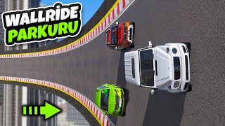 Süper 4x4 Arabalar WallRide Parkurunda Yarışıyor  GTA 5