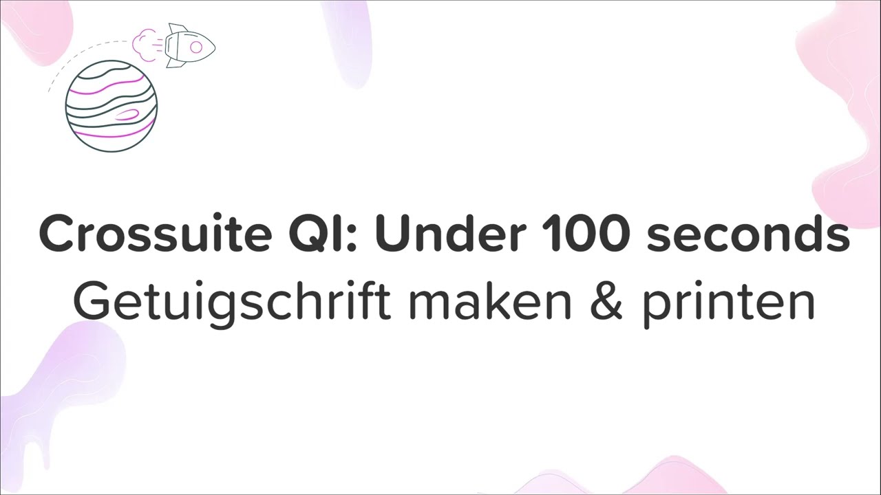 7. Getuigschriften maken en printen