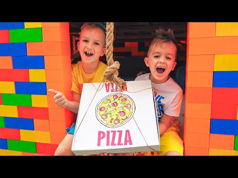 Annem için Vlad ve Niki Pizza meydan okuması