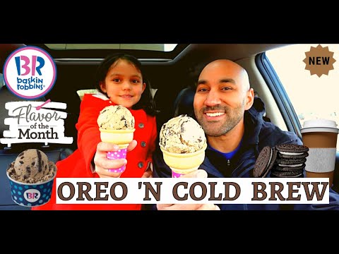 Baskin Robbins Oreo 'N Cold Brew - Flavor of the Month - March 2021