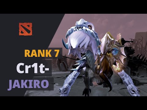 Cr1t- (Rank 7) plays Jakiro Dota 2 Full Game