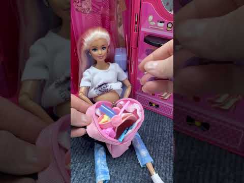 Satisfying With Unboxing Barbie Doctor Set ToysPreparing a bag for the maternity hospital ASMR Video