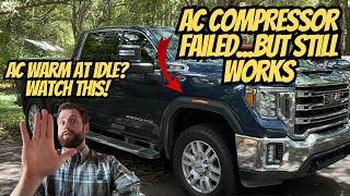 Chevy/GMC 2020-2023 AC intermittent issues | NOT Cooling at Idle or Start | Compressor Failure!