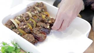 מתכון לפירות יבשים ממולאים בבשר טחון