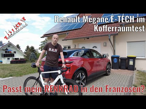 Renault Megane E-TECH: Passt mein Rennrad in den Kofferraum?