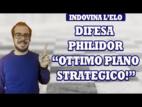 "OTTIMO PIANO STRATEGICO!" | DIFESA PHILIDOR | INDOVINA ELO ONLINE DI SCACCHI