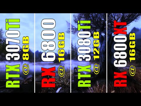 RX 6800 vs RTX 3070Ti vs RX 6800XT vs RTX 3080Ti || PC GAMES TEST ||