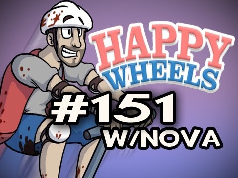 Happy Wheels w/Nova Ep.151 - LITTLE BOY + POGOSTICK MAN = POGOLITTLEBOY