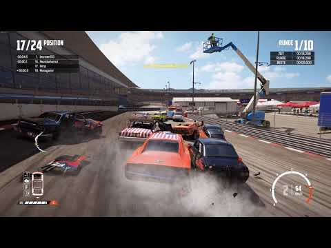 Wreckfest - Gameplay 4k Banger Figure 8 Race with Realistic Damage |DestructionNation