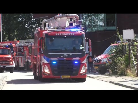 Brandweer Chemelot 24-2564 + Dienstbus 23-4601 + Haakarm 23-4681 Littervoort tijdens opendag Weert