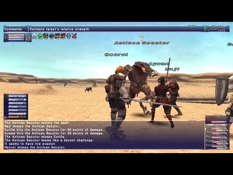 Final Fantasy XI #065, Western Altepa Desert: Antica; To Red Mage Level 58