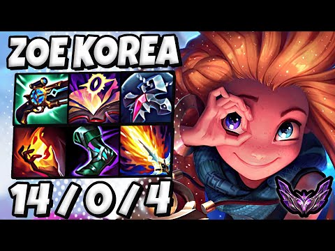 Zoe vs Orianna [ MID ] Lol Korea Master Patch 25.23 ✅