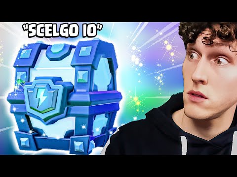il Baule SUPERCANGIANTE Decide il MIO DECK in SCALATA... clash royale ita