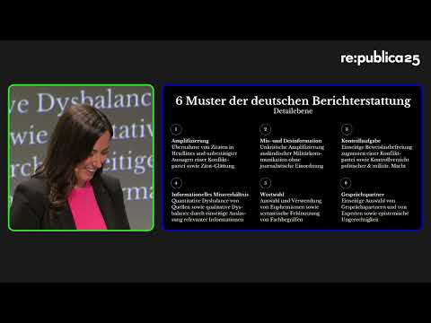 Video Thumbnail: [EN] re:publica 25: Nadia Zaboura - Lost media trust, endangered democracy?