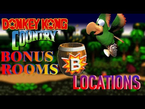Donkey Kong Country: All Bonus Rooms