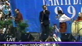 Natalie Merchant Michael Stipe EARTH DAY RALLY 1990