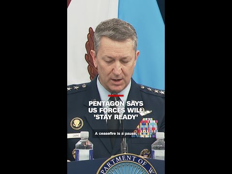 Pentagon says US forces will 'stay ready'