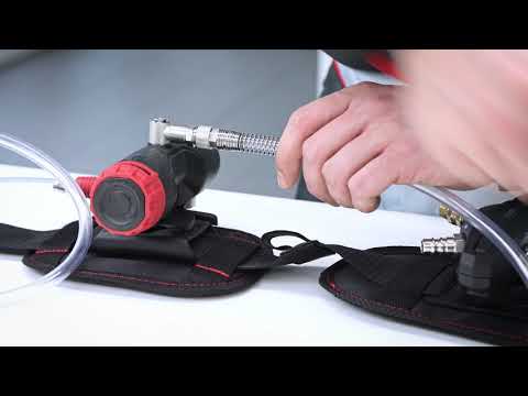 SATA breathing protection system NIOSH - Operation of the SATA air cooler   air warmer