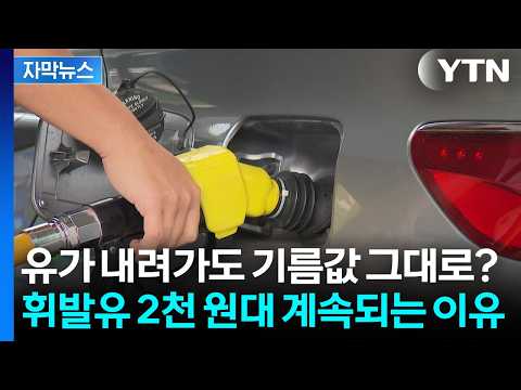 두바이유 30% 급락했는데 내 기름값은 왜 그대로? [자막뉴스] / YTN