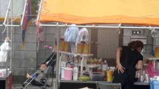 Settin' Up Shop In Front of My House For The Festival 7/19/09