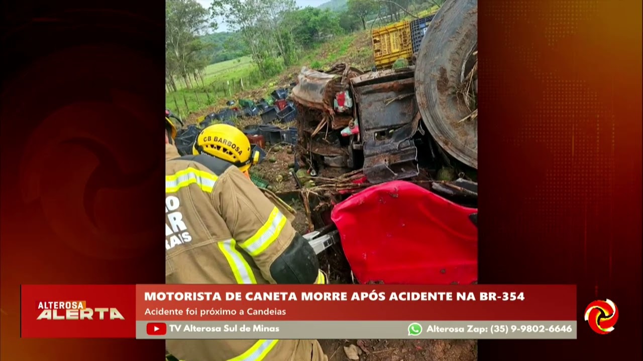 Motorista de carreta morre em acidente na BR 354, em Candeias