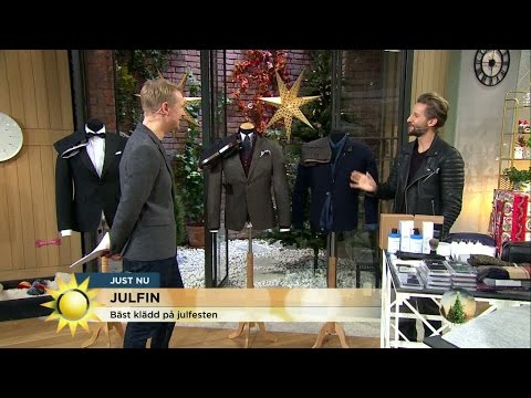 Snyggast på julfesten och nyårsfirandet - så ska du klä dig - Nyhetsmorgon (TV4)