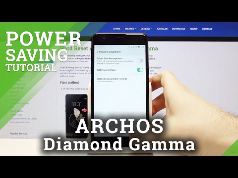 How to Activate Power Saving Mode in ARCHOS Diamond Gamma – Enable Power Saver