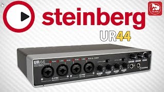 Video thumbnail for STEINBERG UR44 аудиоинтерфейс с 6 входами и 4 выходами и DSP микшером by PopMusicRu
