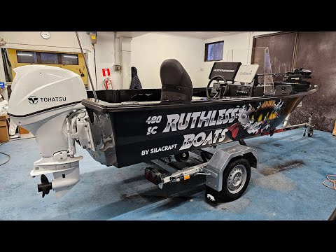 KUINKA TEHDÄÄN KALASTUSVENE LASIKUIDUSTA? | VENEEN RAKENNUS | RUTHLESS BOATS 480 SC