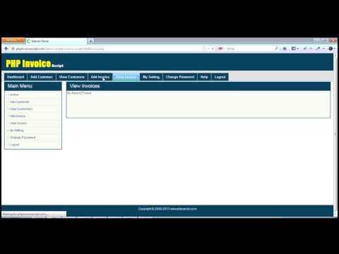 php invoice software - Billing Script - phpinvoicescript.com