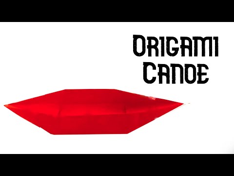 How to Make an Origami Canoe that Floats!
