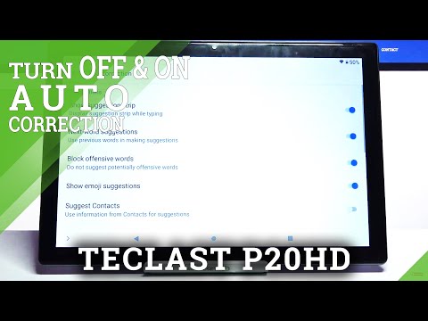 How to Enable Text Correction in TECLAST P20HD - Turn On Auto-correction Feature