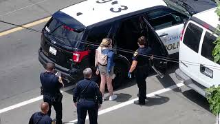 8/11/23 Police chase conclusion and arrest 70th & Tower la mesa