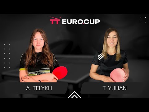 12:50 Anastasiia Telykh - Tetiana Yuhan  30.12.2023 TT Euro.Cup  Women Ukraine Master. TABLE 3