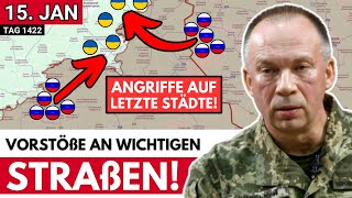 Russen rücken an 2 Straßen vor & brechen in Minkiwka ein, Ukraine trifft Chemiewerk in Newinnomyssk!