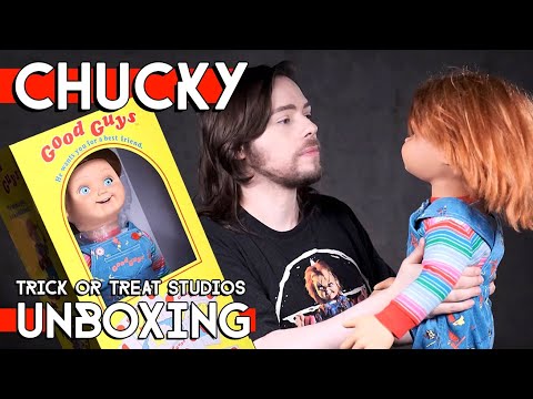 Trick Or Treat Studios Chucky CHUCKY GOOD GUY PROP DOLL TRICK OR TREAT STUDIOS TOTS UNBOXING AND REVIEW