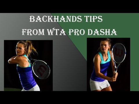 Backhand Tips from WTA Pro Dasha Ivanova