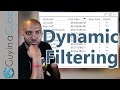 Dynamic filtering with Power BI Dynamic filtering with Power BI