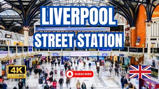 London Liverpool Street Station Walking Tour in 4K