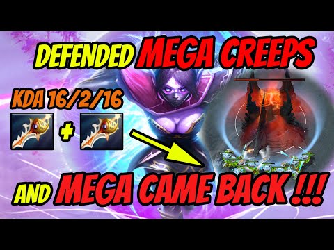 Defended Mega Creeps and Mega CAME BACK!!! | Templar Assassin | P1StreamMoments#61 | P1zzyDota2