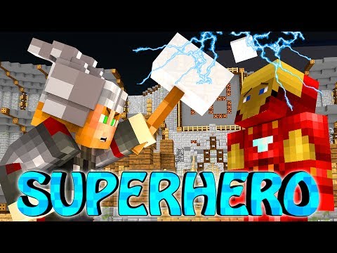 Minecraft | SUPERHERO RUMBLE - Superhero Boxing! (SuperHero Mod & Lucky Block Mod)