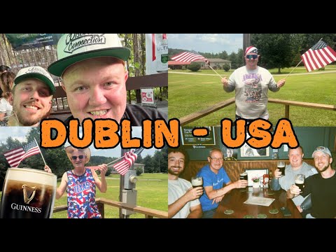 Drinking Guinness from The Portal in Dublin to the USA