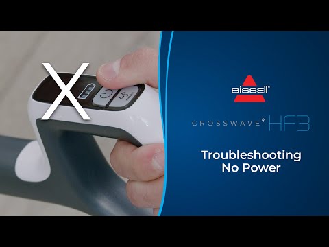 Troubleshooting No Power | CrossWave® HF3 Multi-Surface Wet Dry Vac