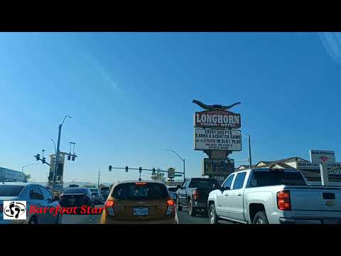 Nevada Drive Tour From E Bonanza Rd., Las Vegas to N Gibson Rd., Henderson, Nevada, U.S.A.