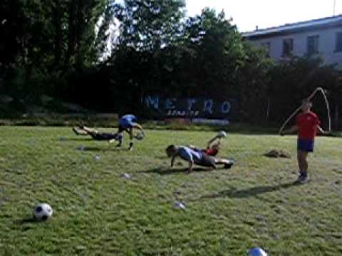Trening Juniorów KS Victoria.