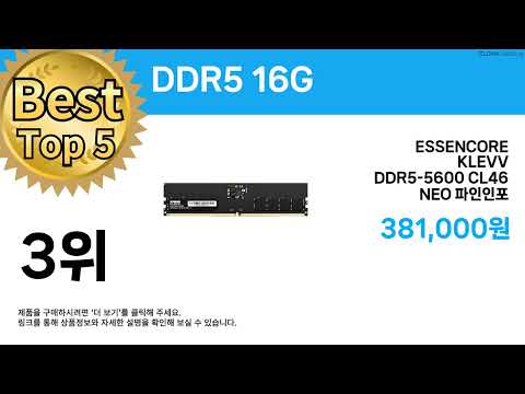 특가 끝판왕 등장! ( DDR5 16G ) 역대급 할인템 추천