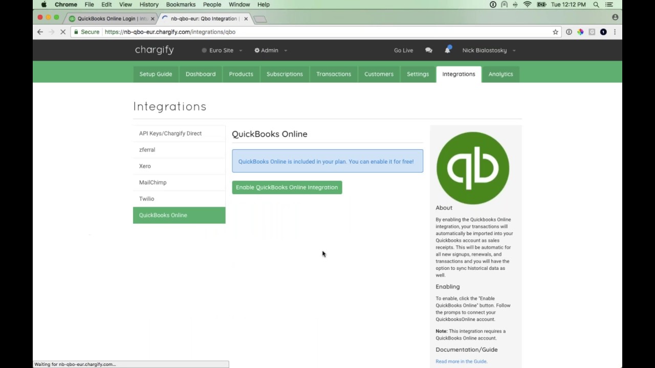 Chargify QuickBooks Integration Webinar
