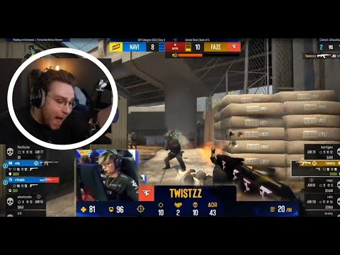 OhnePixel reacts to Twistzz INSANE 1v3 clutch vs NaVi