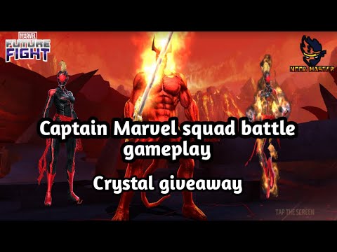 Captain Marvel squad battle gameplay | Noobmaster | Marvel Future Fight